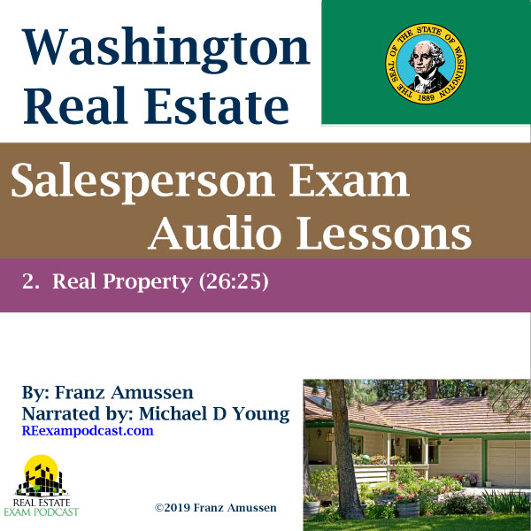 Washington Real Estate Salesperson Audio Lessons Podcast 2