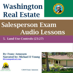 Washington Real Estate Salesperson Audio Lessons Podcast 5